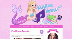 Desktop Screenshot of kristinahorner.com